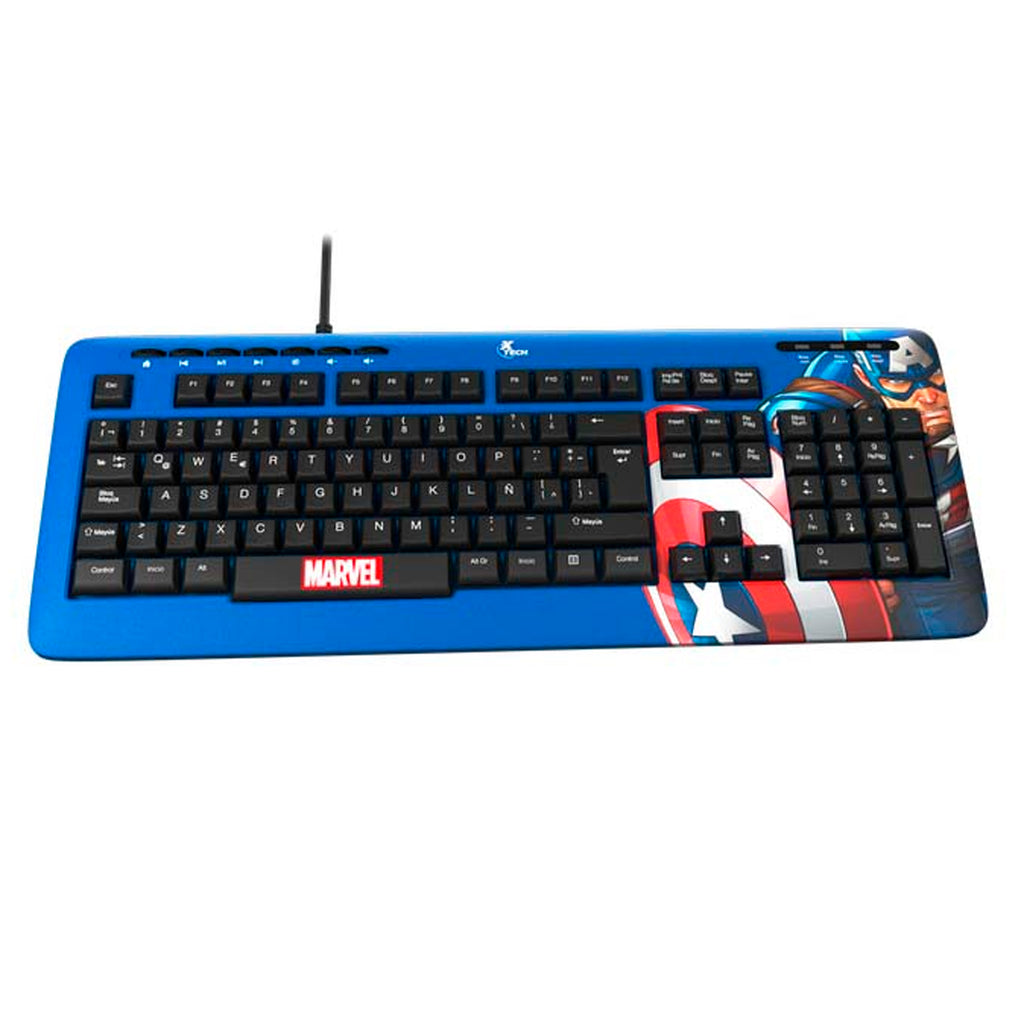 Teclado XTECH Capitan America