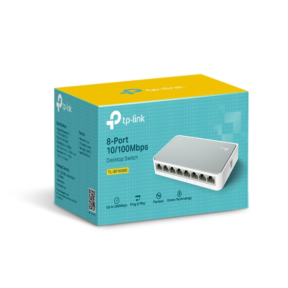 Switch TP-LINK TL-SF1008D 8 puertos 10/100mbps